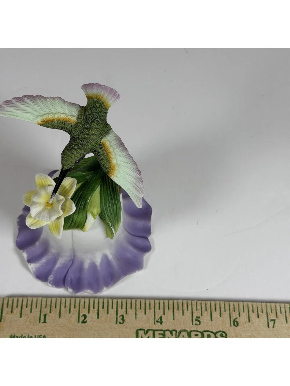 Vintage 2000 Avon Porcelain Hummingbird Bell Collectible Figurine S-2